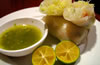 Fresh rice paper rolls | siargao restaurants